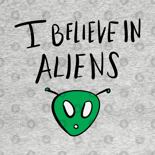 i believe alien shirt
